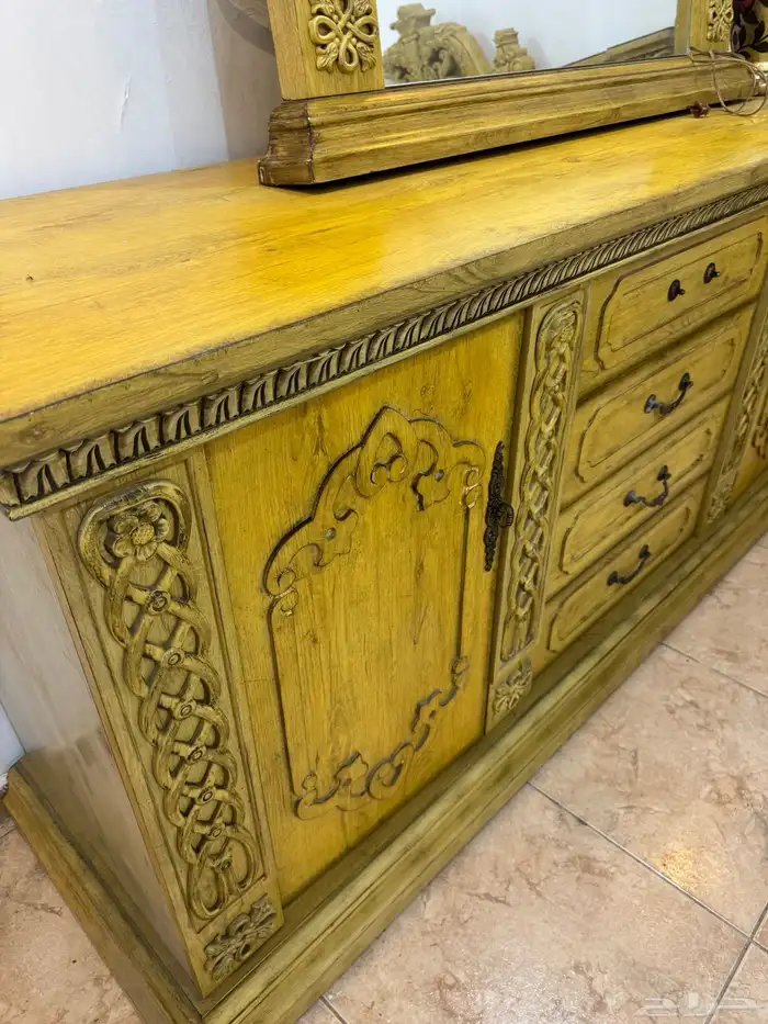 سرير أمريكي خشب طبيعي 2