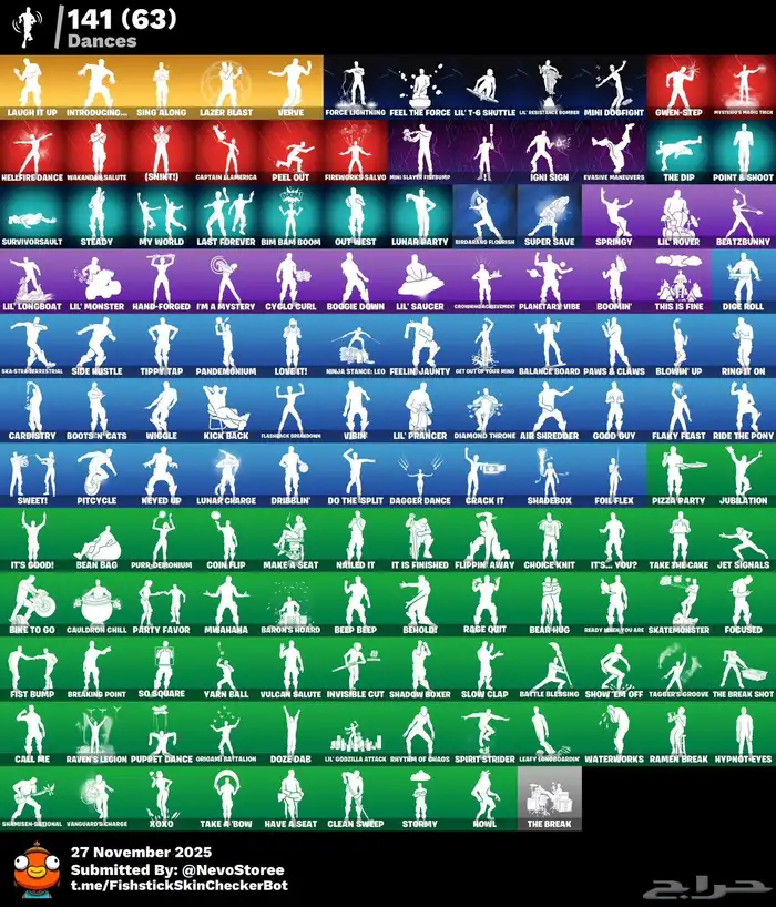 حساب فورت نايت طور الزومبي 150 سكن (انباع) 1