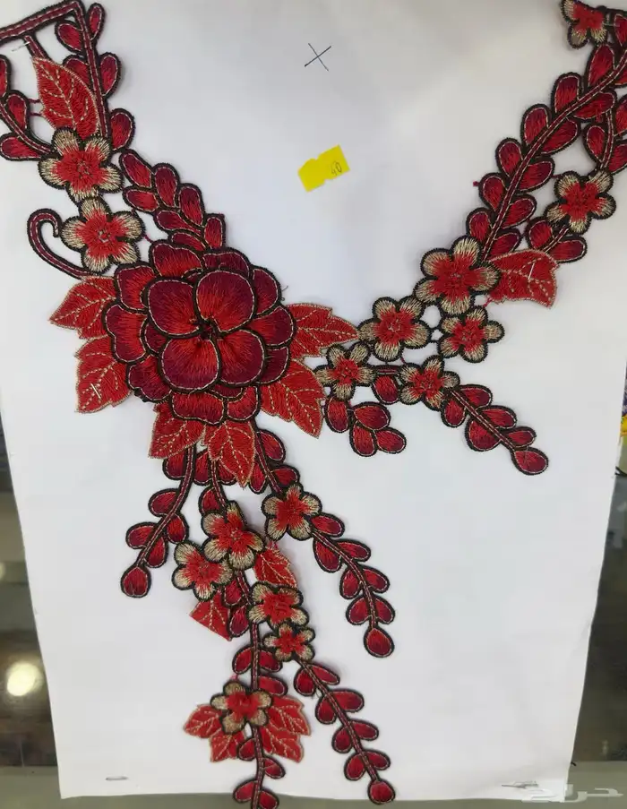 كلفه ورد قطع ورود مطرزات ورد عبايات فساتين سهرات جلابيات 17