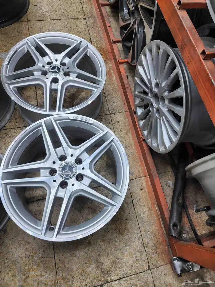 جنوط مرسيدس C200 مقاس 18 اصلي وكاله موديل 2014 5