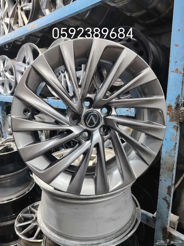 جنوط لكزس مقاس 18 موديل 2023 فل es350 اصلي وكاله 0