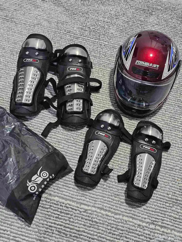 خوذه وسفتي للدراجة النارية 0