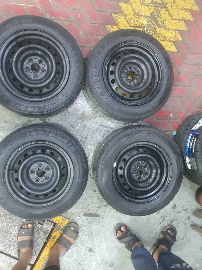 جنوط كورلا مقاس 15 مع الكفرات 3