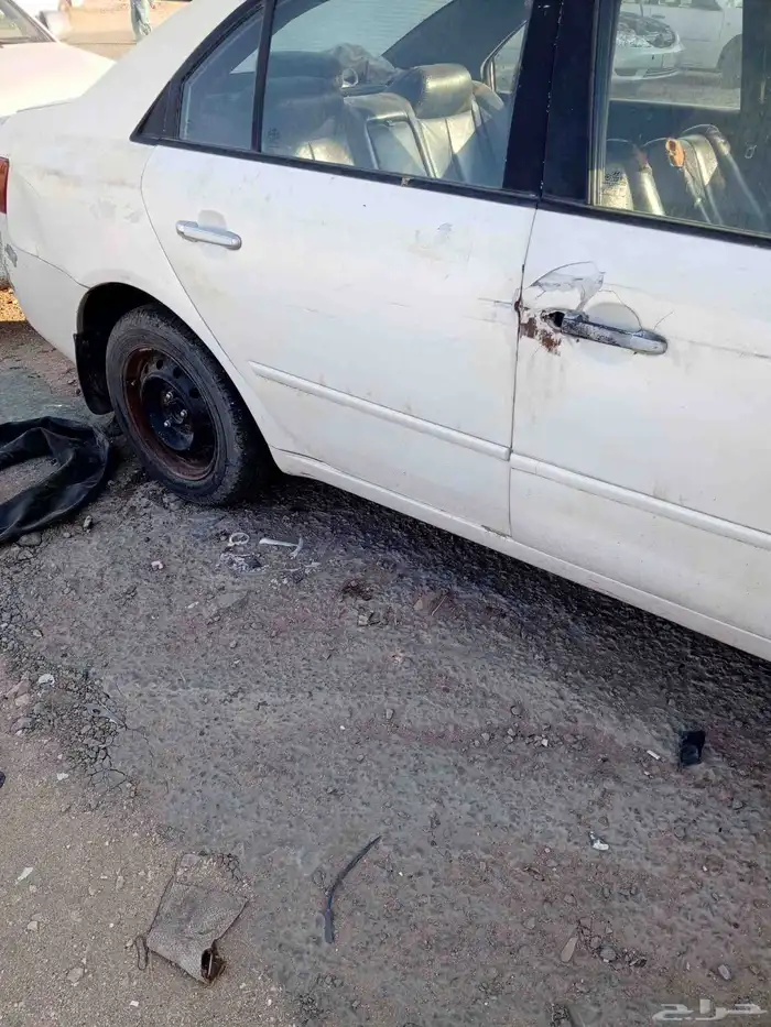 هنداي سوناتا موديل 2007 مكينه قير شرط تشليح قطع غيار فقط 1