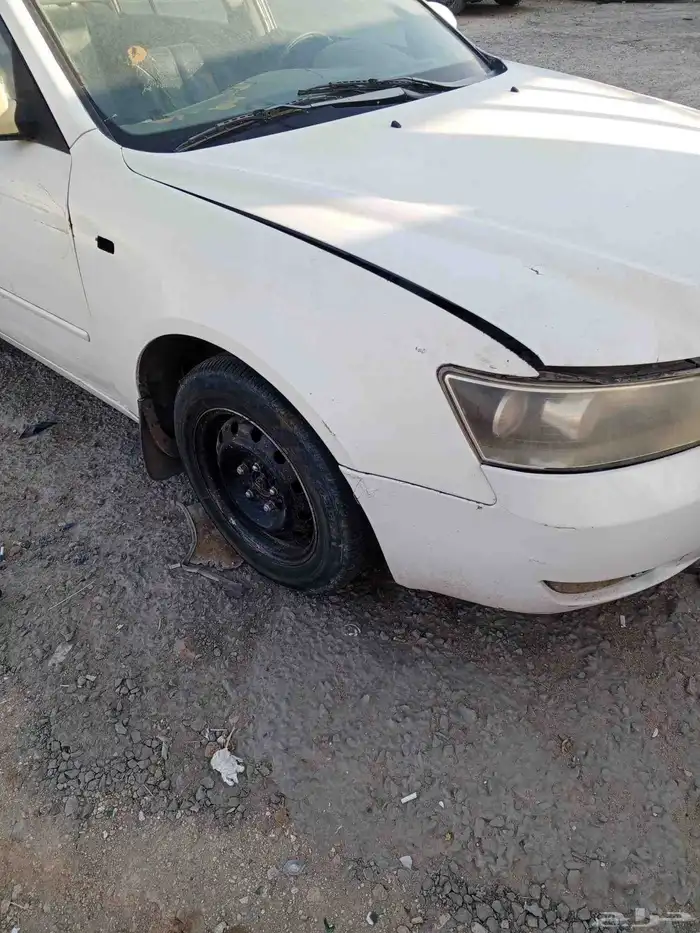 هنداي سوناتا موديل 2007 مكينه قير شرط تشليح قطع غيار فقط 0