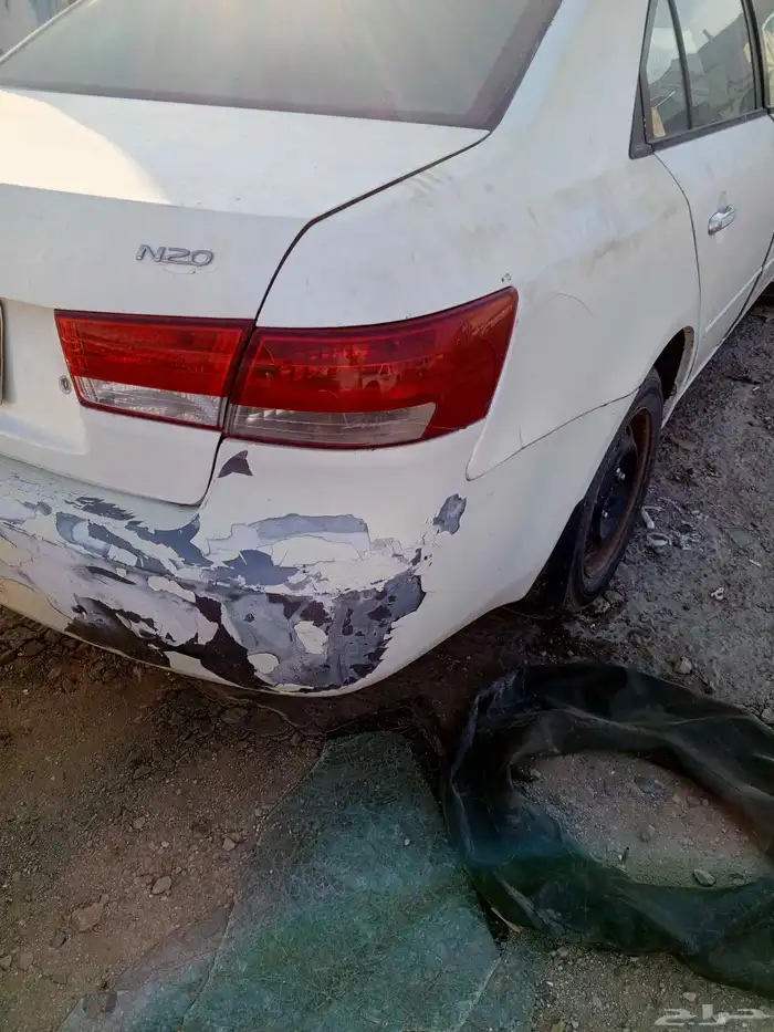 هنداي سوناتا موديل 2007 مكينه قير شرط تشليح قطع غيار فقط 2