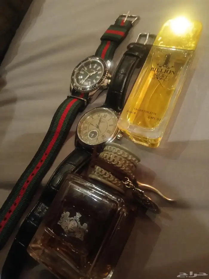 بكج كامل عسل جبلي شاي ازرق بنفسجي سدر.  ساعات عطور 22