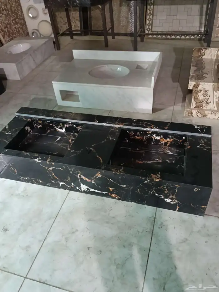 تفصيل مغاسل ومطابخ رخام صناعي وطبيعي 5