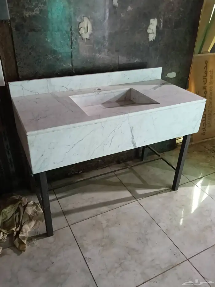 تفصيل مغاسل ومطابخ رخام صناعي وطبيعي 3