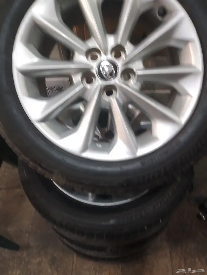 جنوط كورولا موديل2023 مقاس16 اصلي وكاله معى الكفرات 1