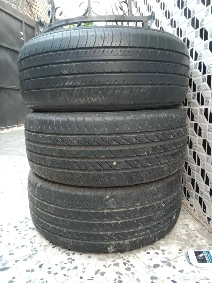 كفرات مقاس 17 شبه جديد 0