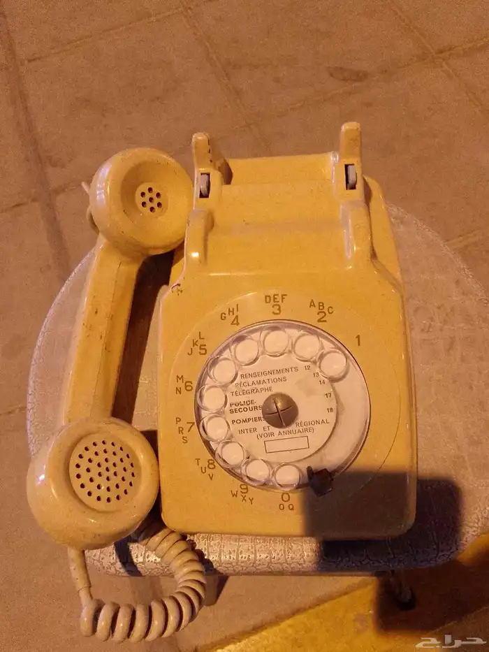 تلفون قرص قديم فرنسي 1