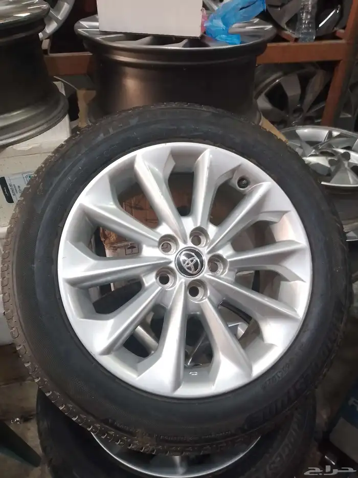 جنوط كورولا موديل2023 مقاس16 اصلي وكاله معى الكفرات 2