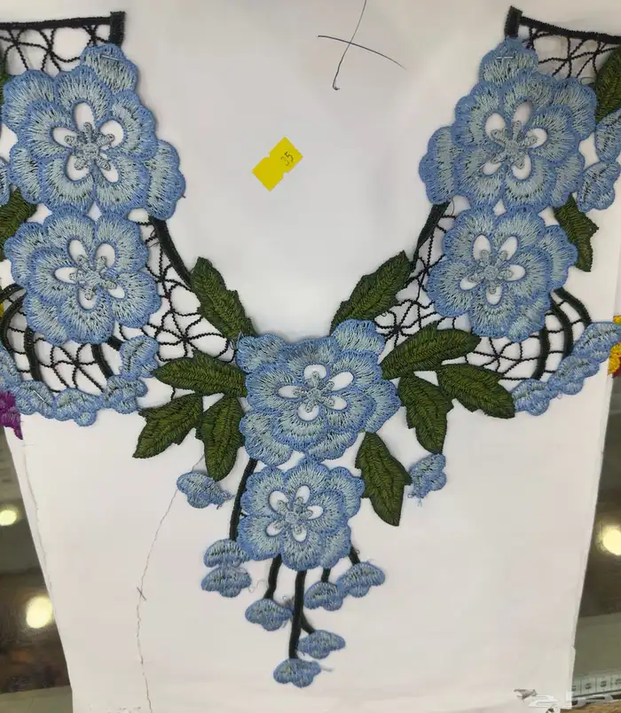 كلفه ورد قطع ورود مطرزات ورد عبايات فساتين سهرات جلابيات 19