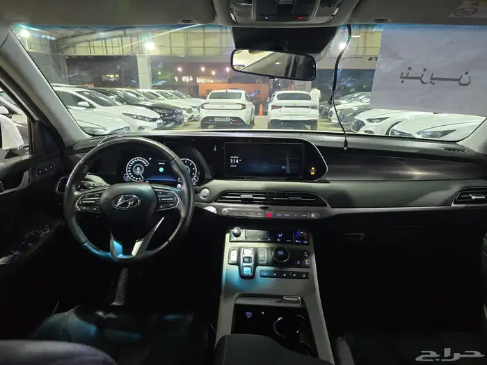 هيونداي باليسيد ابيض 2021 بنزين بطاقة جمركية وارد كوريا 11