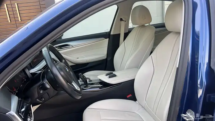 بي ام دبليو 520i سعودي ناغي تحت الضمان موديل 2022 10