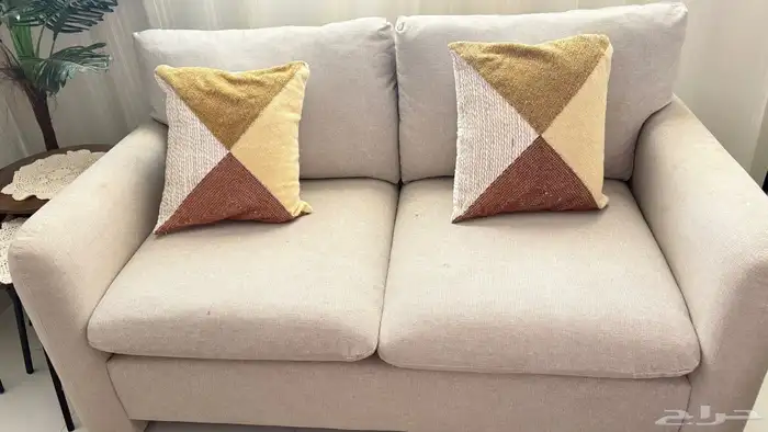 كنب 3 قطع ماركة هوم سنتر استخدام نظيف 2