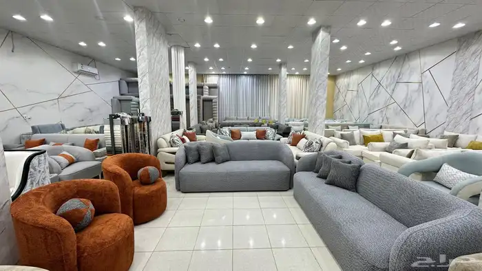 كنب غرف مطابخ تجهيز مشاريع سعر الورشه جاهز وتفصيل تنجيد 43