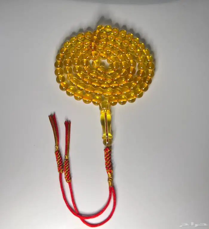 سبح كهرمان كلينغرادي شفاف ( مسابيح الفيصل ) 0