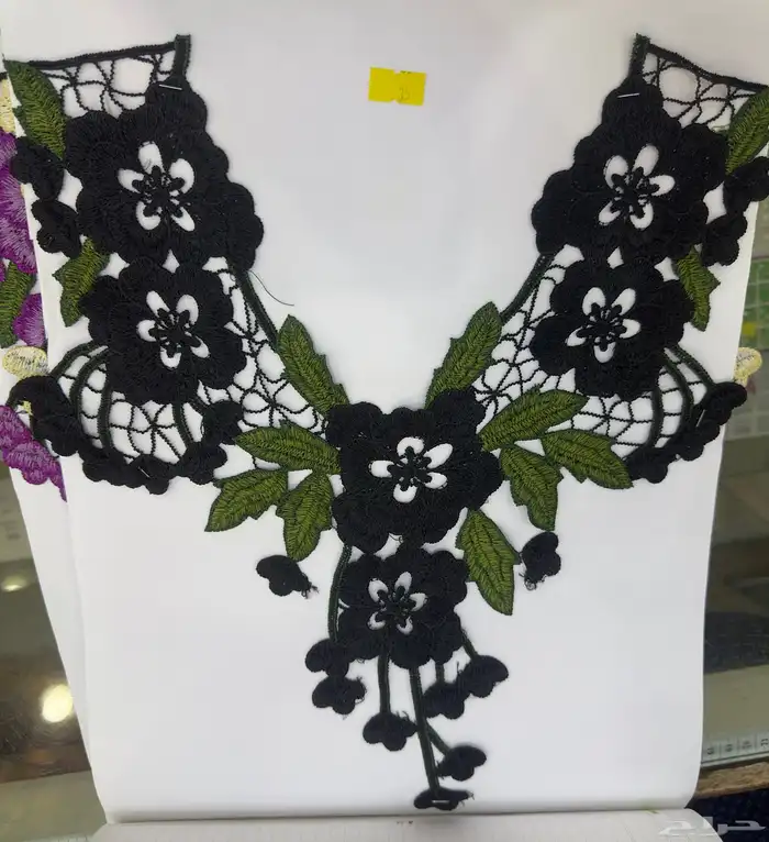 كلفه ورد قطع ورود مطرزات ورد عبايات فساتين سهرات جلابيات 5