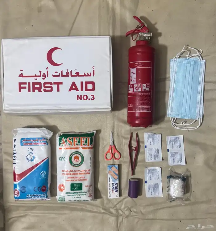 للبيع شنطة اسعافات أوليه جديده لم تستخدم 0