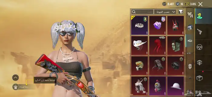 حساب ببجي للبيع 2