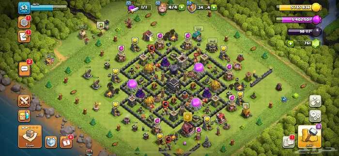 للبيع حساب كلاش اوف كلانس 0