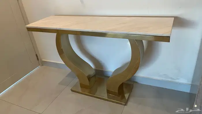 طاولة استقبال وطاولة ب اربعه خدمة 0