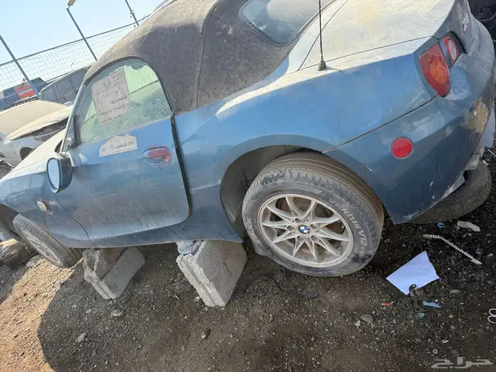 بي ام حجم z4 مديل 2003 تشليح قطع غيار متواجد لدينا 6