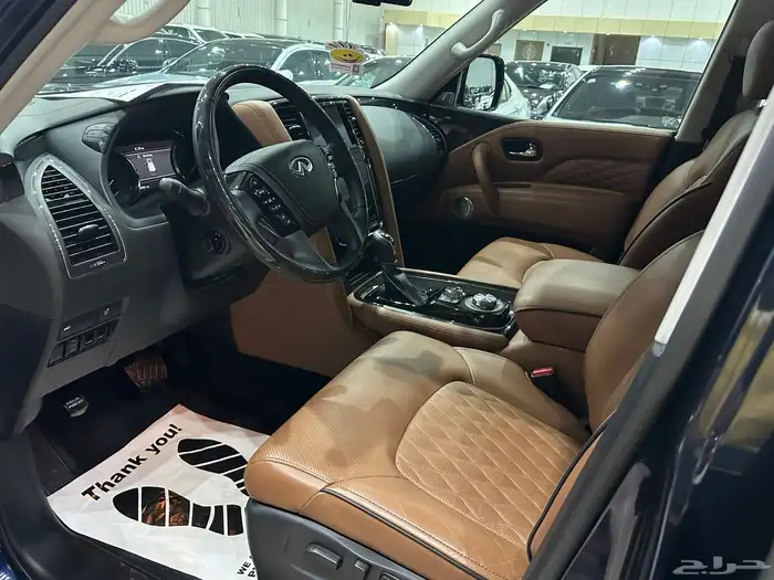 انفنتي Q80 بلاك ديشن موديل 2021 فل كامل ممشى قليل شبه جديد 6