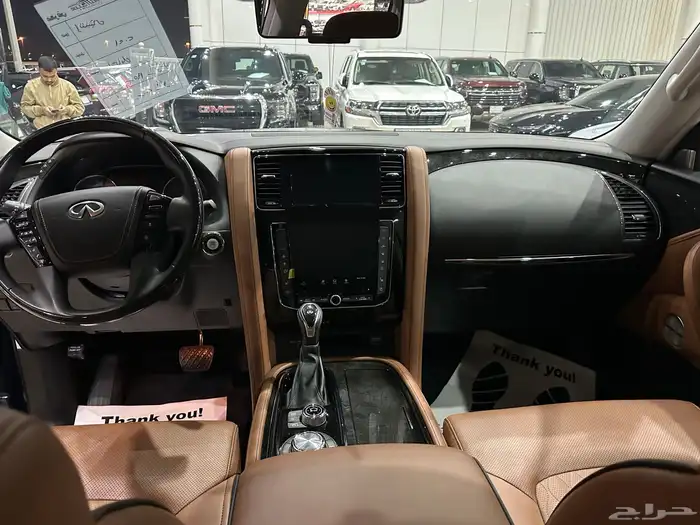 انفنتي Q80 بلاك ديشن موديل 2021 فل كامل ممشى قليل شبه جديد 11