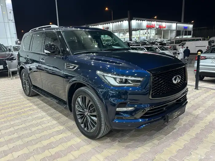 انفنتي Q80 بلاك ديشن موديل 2021 فل كامل ممشى قليل شبه جديد 2