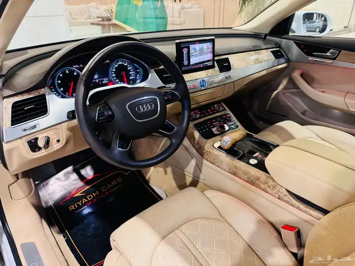 اوودي A8 فل كامل سعودي نظيف جدا مخزن 7