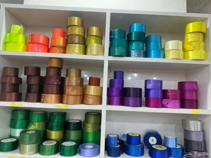 كلف اورقنزا ساتان ابيكا مخمل شرايط للهدايا تغليف توزيعات 9