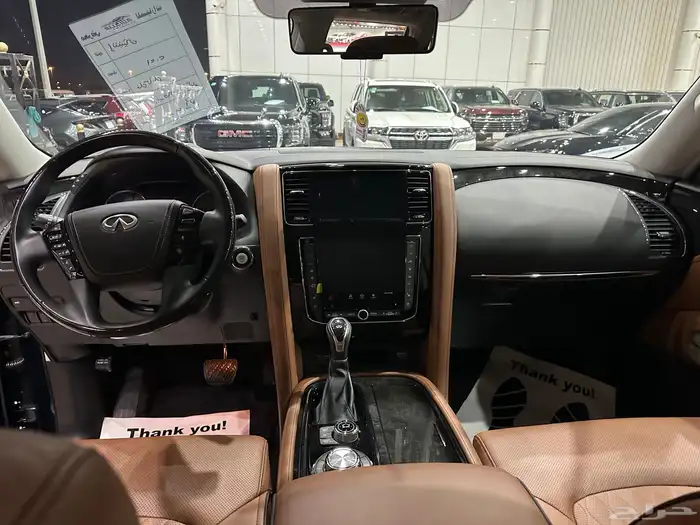 انفنتي Q80 بلاك ديشن موديل 2021 فل كامل ممشى قليل شبه جديد 14