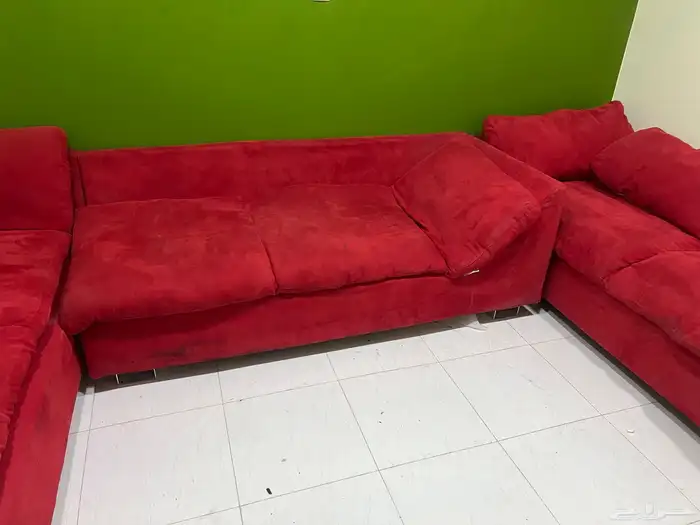 يوجد طقم كنب زاويه ل 7 اشخاص 2