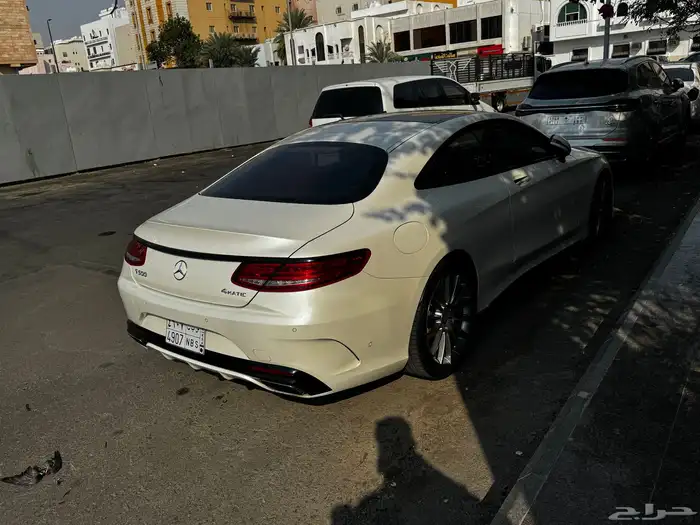 مرسيدس   s500 كوب  موديل 2015 عداد 175 الف 2