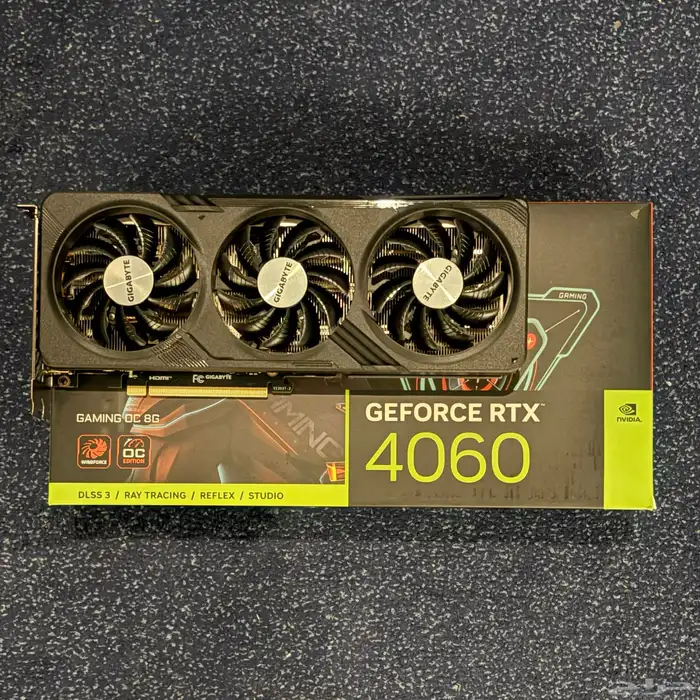 كرت شاشة Gigabyte RTX 4060 Gaming OC 8G 0