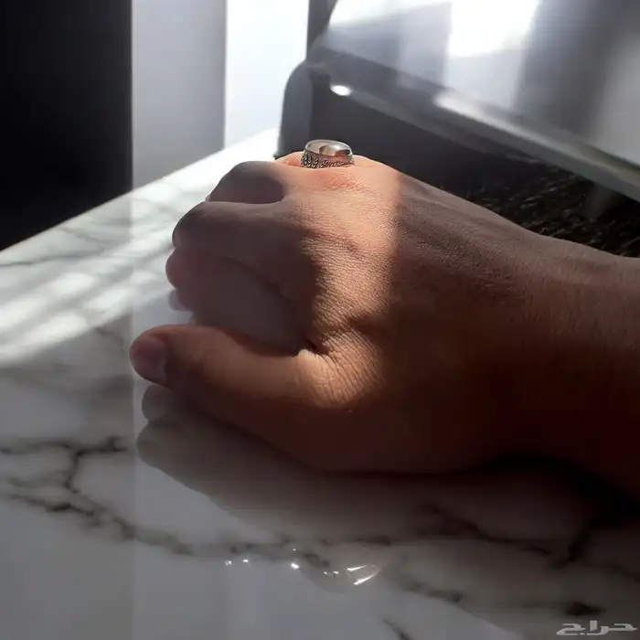 خاتم عقيق زجاجي 1