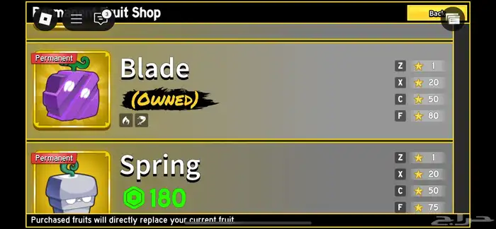 حساب بلوكس فروت خارق على السوم 11