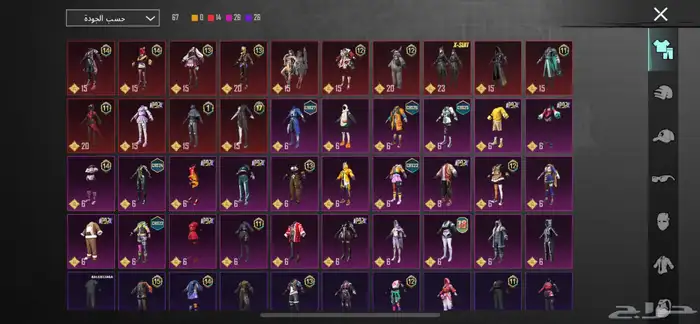 حساب ببجي للبيع 22