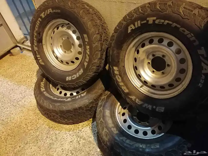 كفرات والجنوط وكالة مقاس 17 0