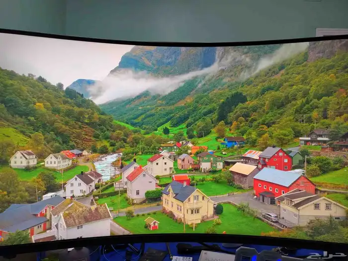 شاشة LG 2K 180hz منحنية 3