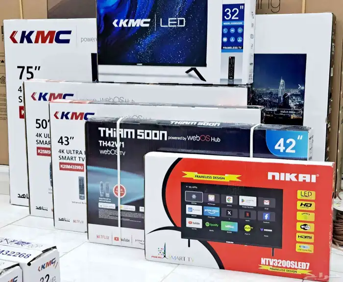 بيع توصيل شاشات تلفزيون 70 سمارت 4k سمارت tv تركيب مجانا فور 9