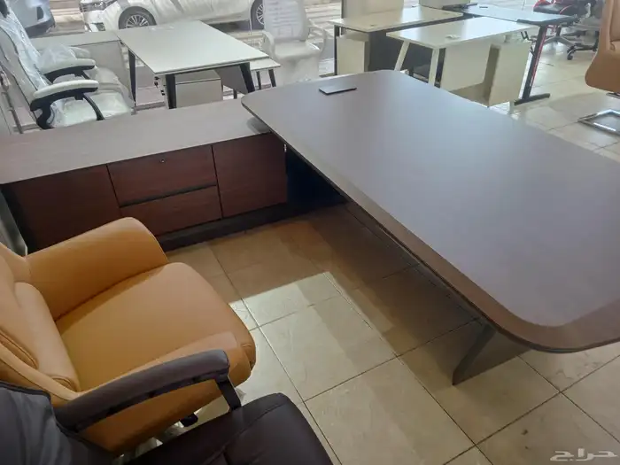 مكتب مدير مودرن طقم كامل جديد مع اثنين دواليب طاولة خدمة 2