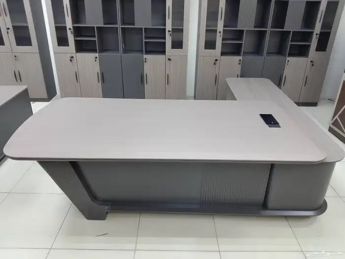 مكتب مدير مودرن طقم كامل جديد مع اثنين دواليب طاولة خدمة 7