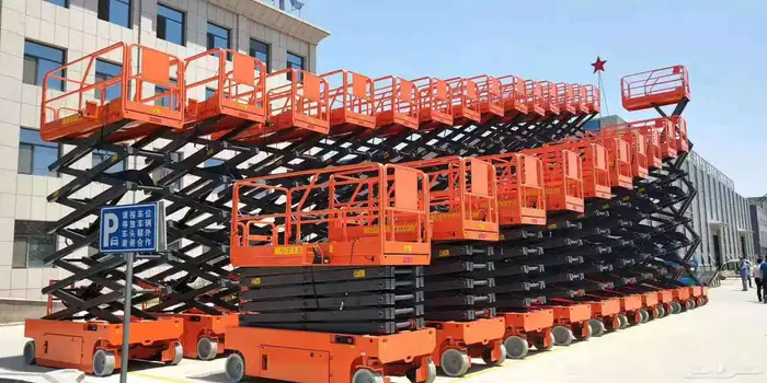 رافعات شوكية ومقصية و مان لفت للايجار forklift for rent   s 0