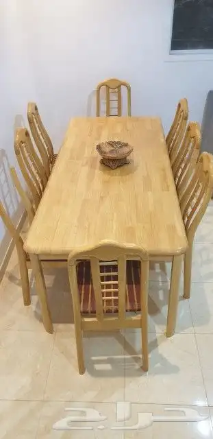 طاولة سفرة خشب زان 0