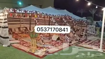 تاجير خيام بيوت شعر خيام اروببه كنب جلسات تراثيه 4