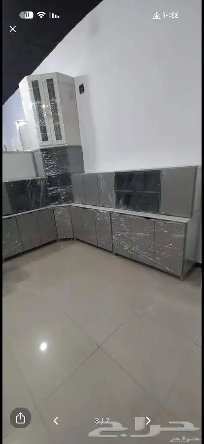 مطابخ جديده جاهزه تتوفر جميع الألوان رخام جلكسي ب2800 شامل ا 6